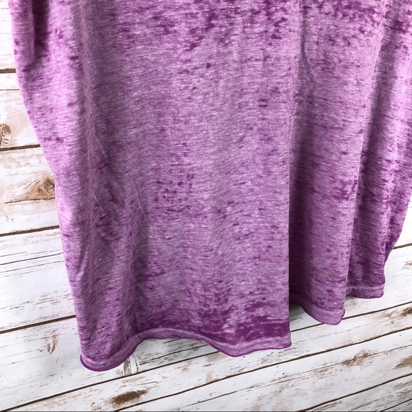 Free People Beach pink oversized rolled sleeve top - Picture 5 of 8